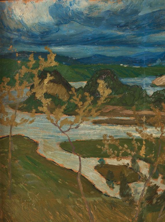 Helmer Osslund, Summer evening in Ådalen.