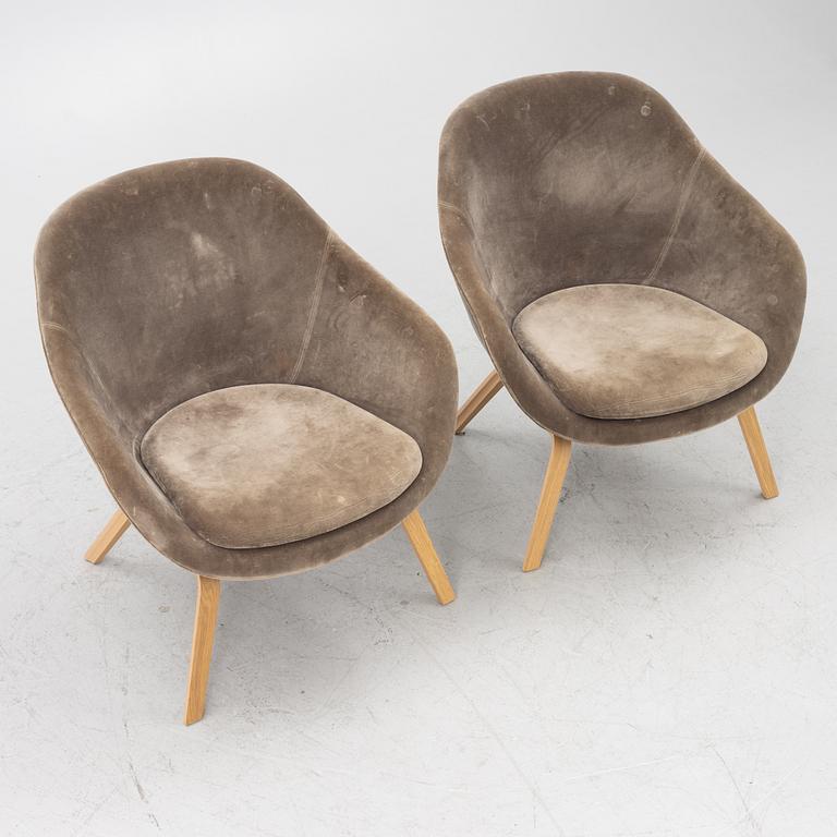 Hee Welling, fåtöljer, ett par, "About a lounge", HAY, 2000-tal.