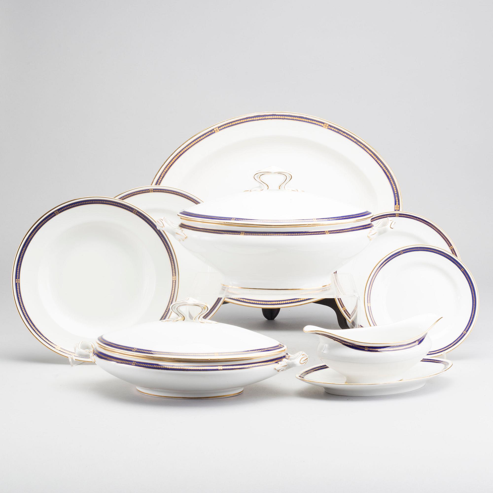 SERVIS, ca 70, porslin Rörstrand 1900-talets början.