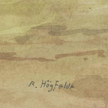 Robert Högfeldt, Dans på stranden.