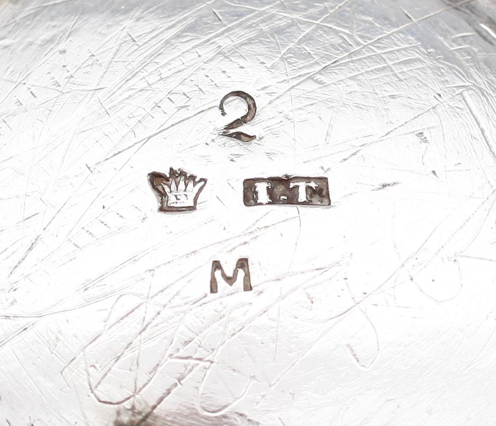 BÄGARE, silver, Johan Tallberg, Lovisa 1821, Finland. Vikt ca 62 gram.