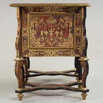 SKRIVBORD, sk Bureau Mazarin, Frankrike omkring år 1700, barock, kretsen av Nicolas Sageot (1666-1731).