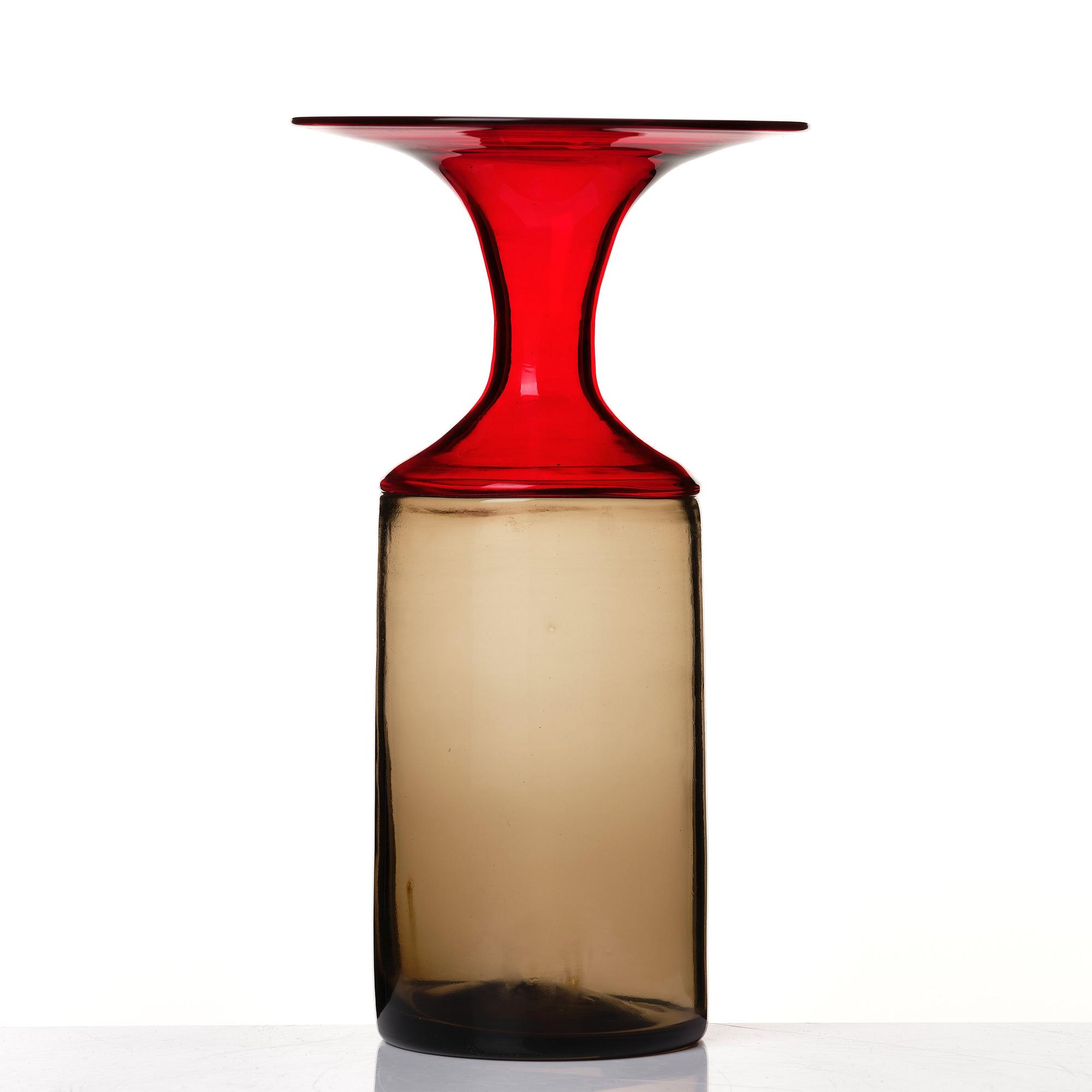Tapio Wirkkala, a "Lapponi" glass vase, Venini, Italy 1960's.