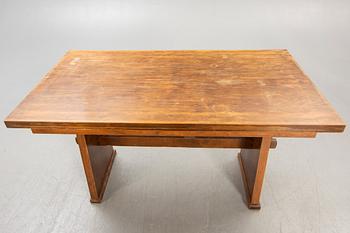 A five pcs pine 1950s dining set.