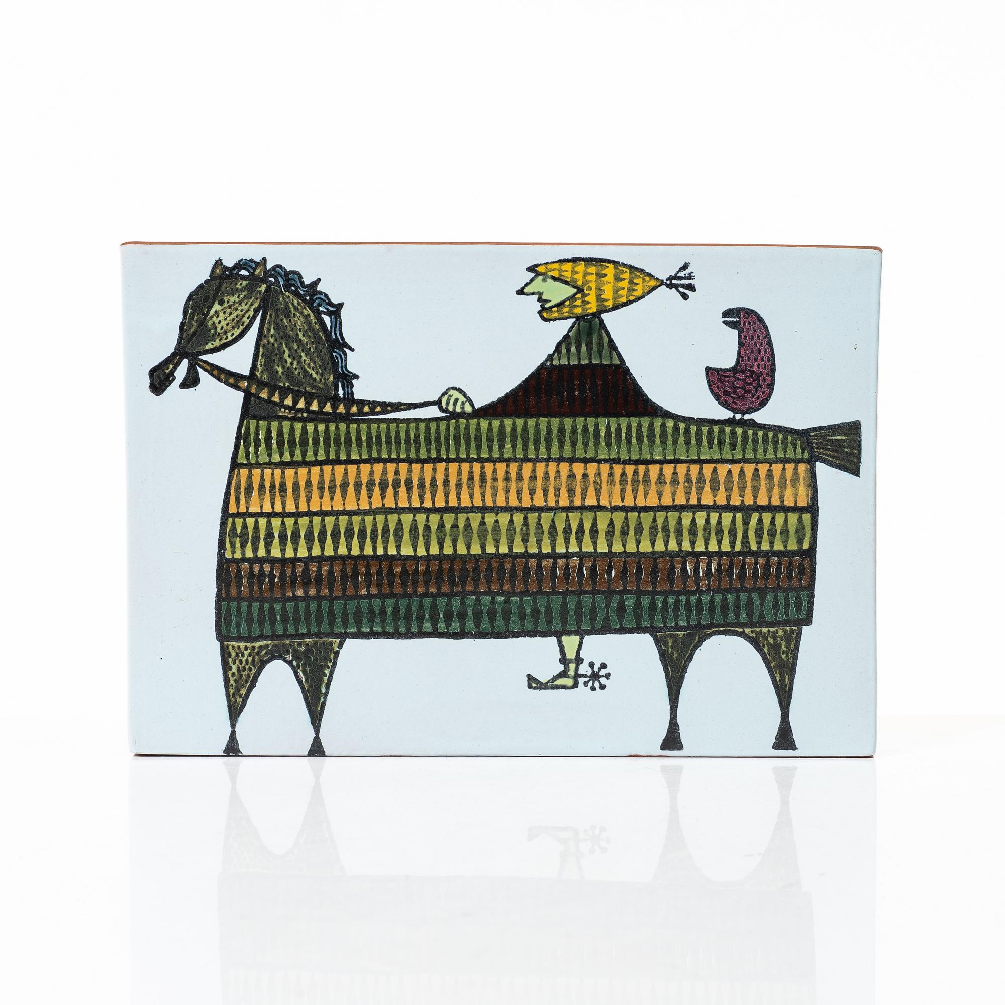 Stig Lindberg, vas, "Karneval", Gustavsberg Studio.