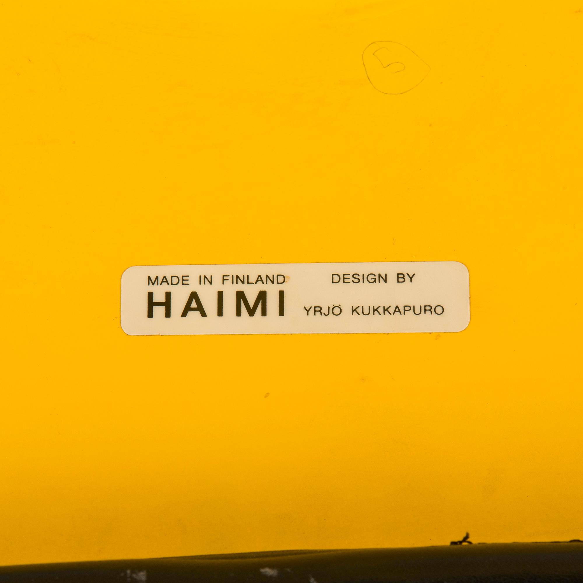 Yrjö Kukkapuro, nojatuoli malli 417, Haimi 1960-luvun loppu.