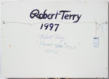 Robert Terry, olja på pannå, a tergo signerad Robert Terry och daterad 1977.