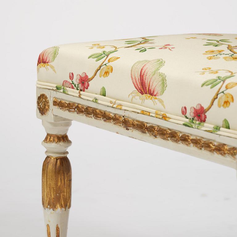 A set of four late Gustavian 'Sulla' chairs, Stockholm, circa 1800.