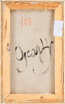 OSCAR HERNANDEZ SORIANO, olja på duk, signerad a tergo.