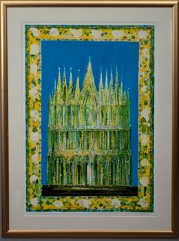 JUHANI LINNOVAARA, serigrafi, sign.