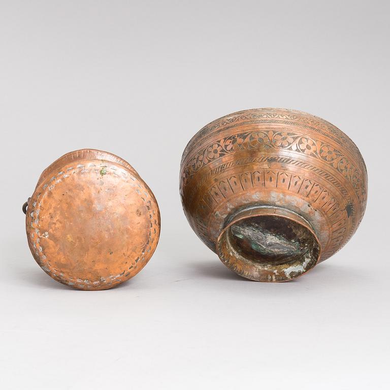 HINK och SKÅL, koppar.