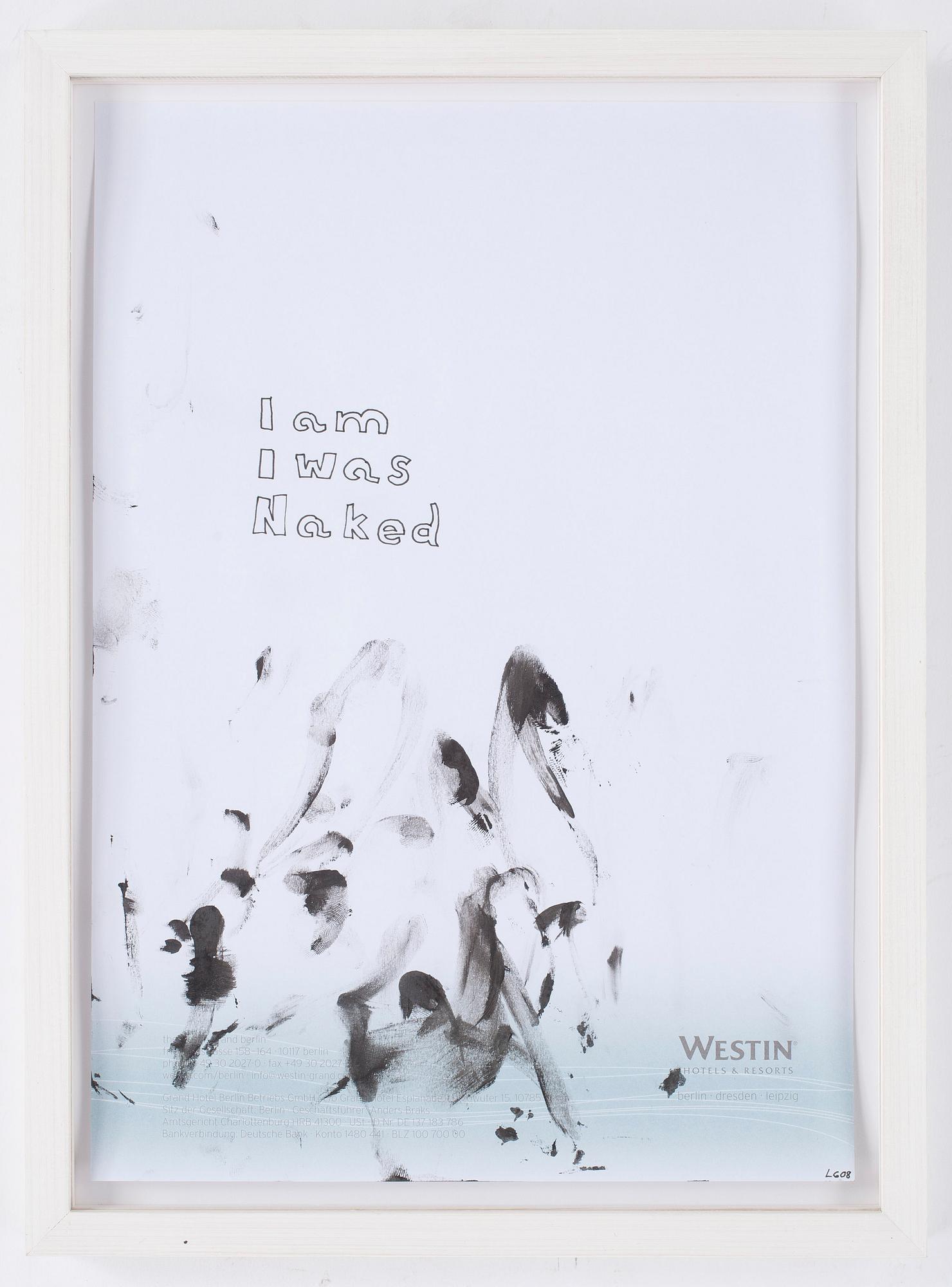 LUKAS GÖTHMAN, 2 st blandteknik på papper, monogramsignerade och daterade -08.