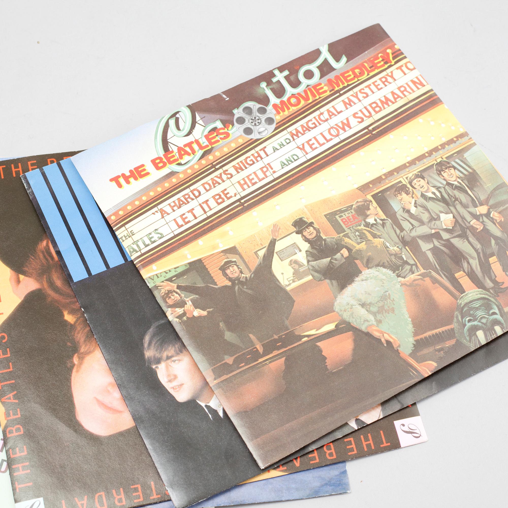 "The Beatles Collection" and "The Beatles singles collection", 1970s/80s.