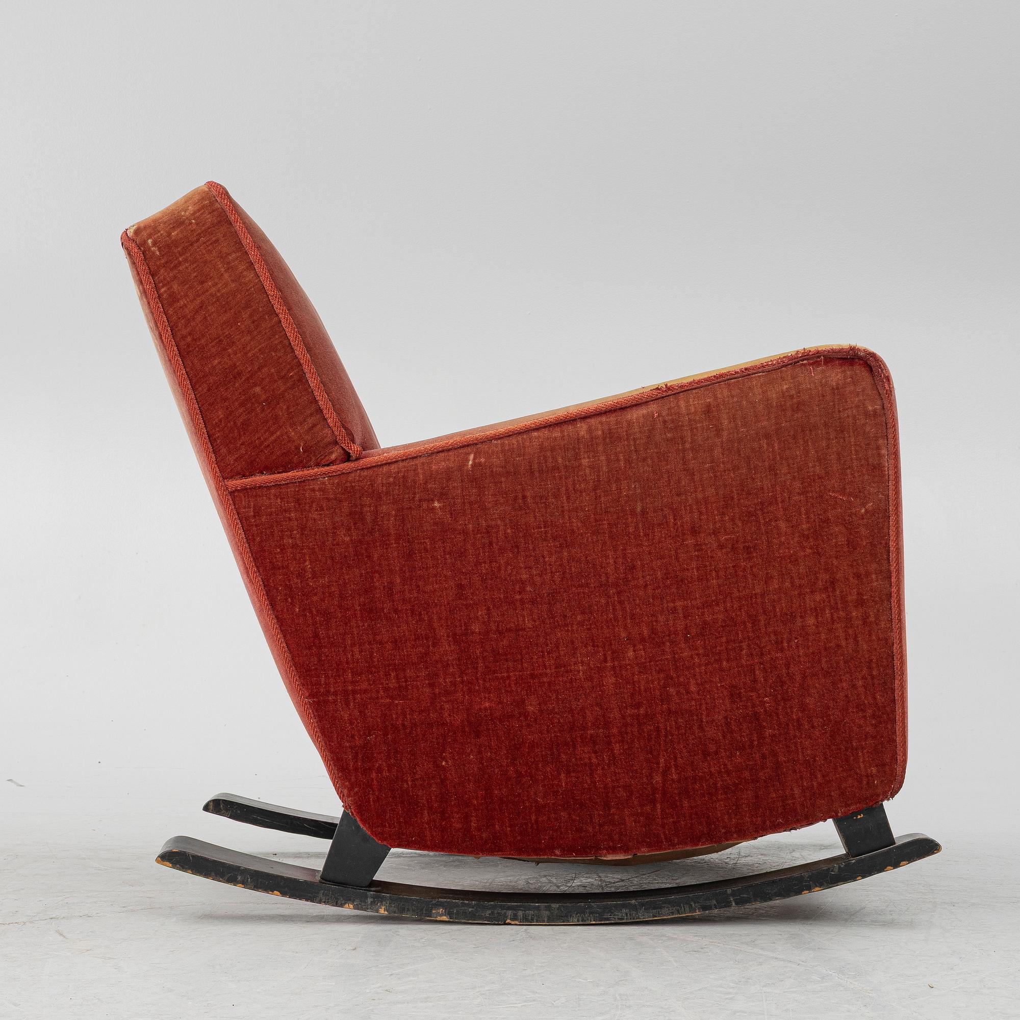 A rocking chair,  1930s.