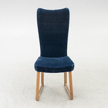 Swedish Modern, stolar, fyra stycken, 1940-tal.
