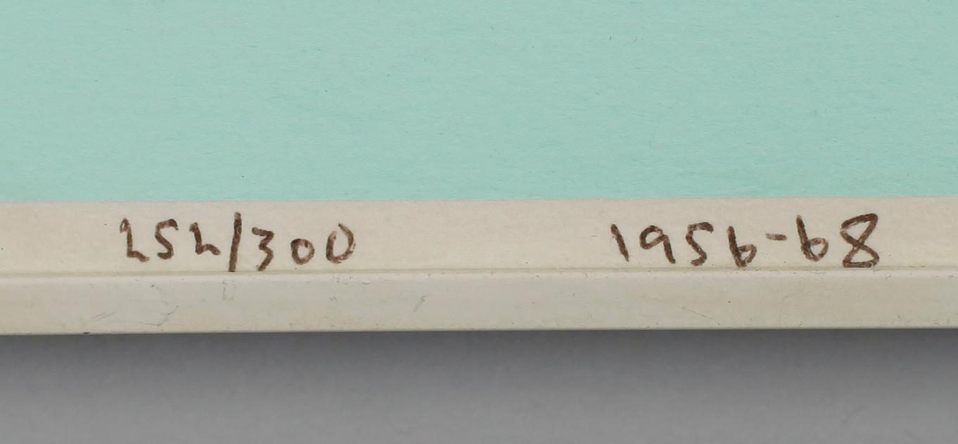 OLLE BAERTLING , färgserigrafi, signerad och numrerad 252/300 och daterad 1956-68.