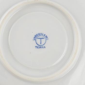 Royal Copenhagen, buljongkoppar med lock, 9 st, porslin, "Musselmalet Halvblonde", Danmark.