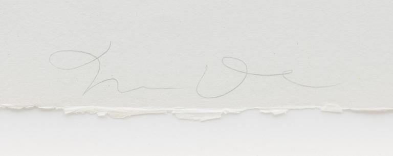 Jim Dine, "Kansas City There I Was" - From the "Oo La La" portfolio - collaboration with Ron Padgett.