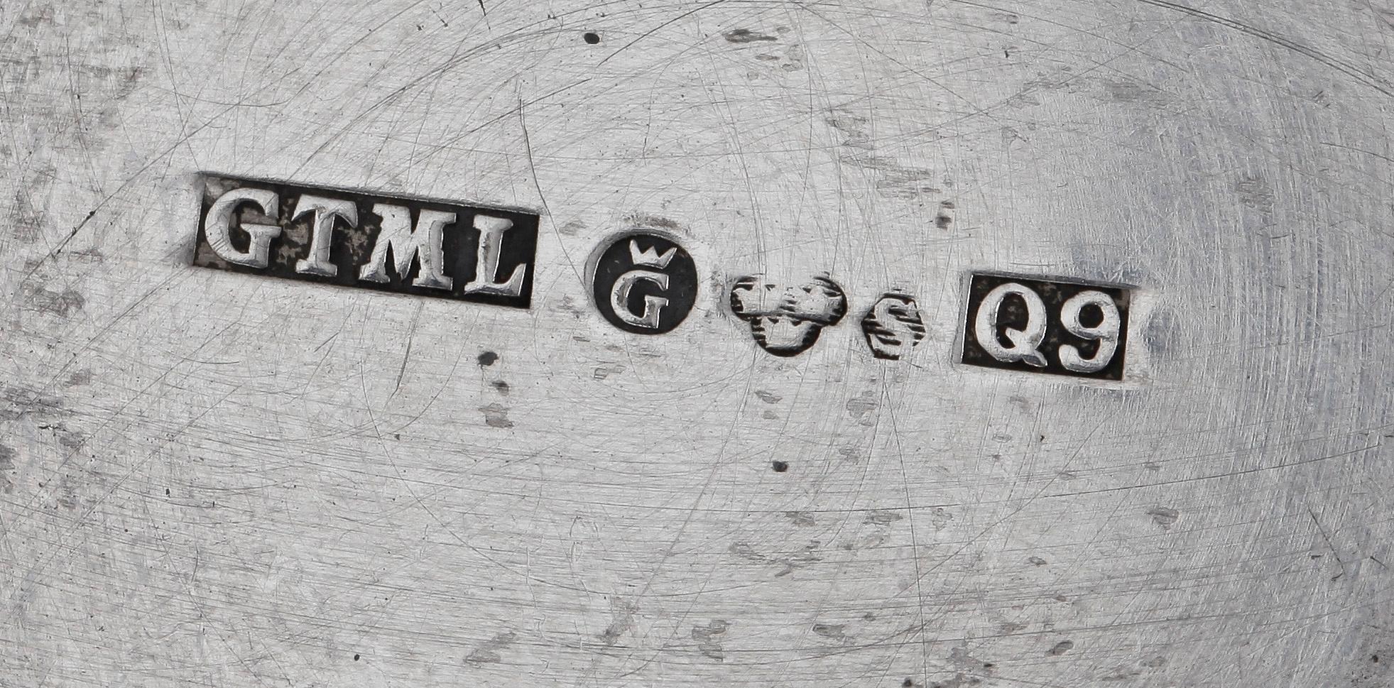 PARTI SILVER, 5 delar, vikt 409 g.