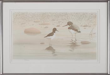 RUNE JOHANSSON, färglitografi, signerad och numrerad 322/450.