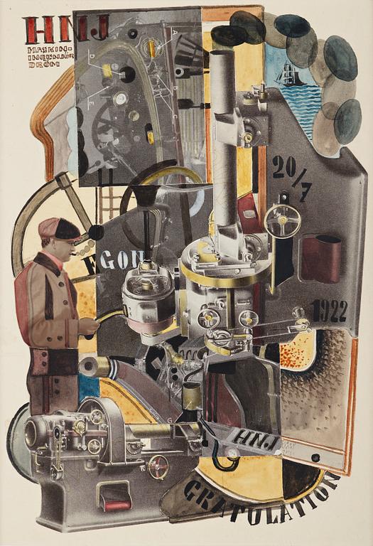 Gösta Adrian-Nilsson, "Maskiningenjördröm" (Mechanical engineer dream).