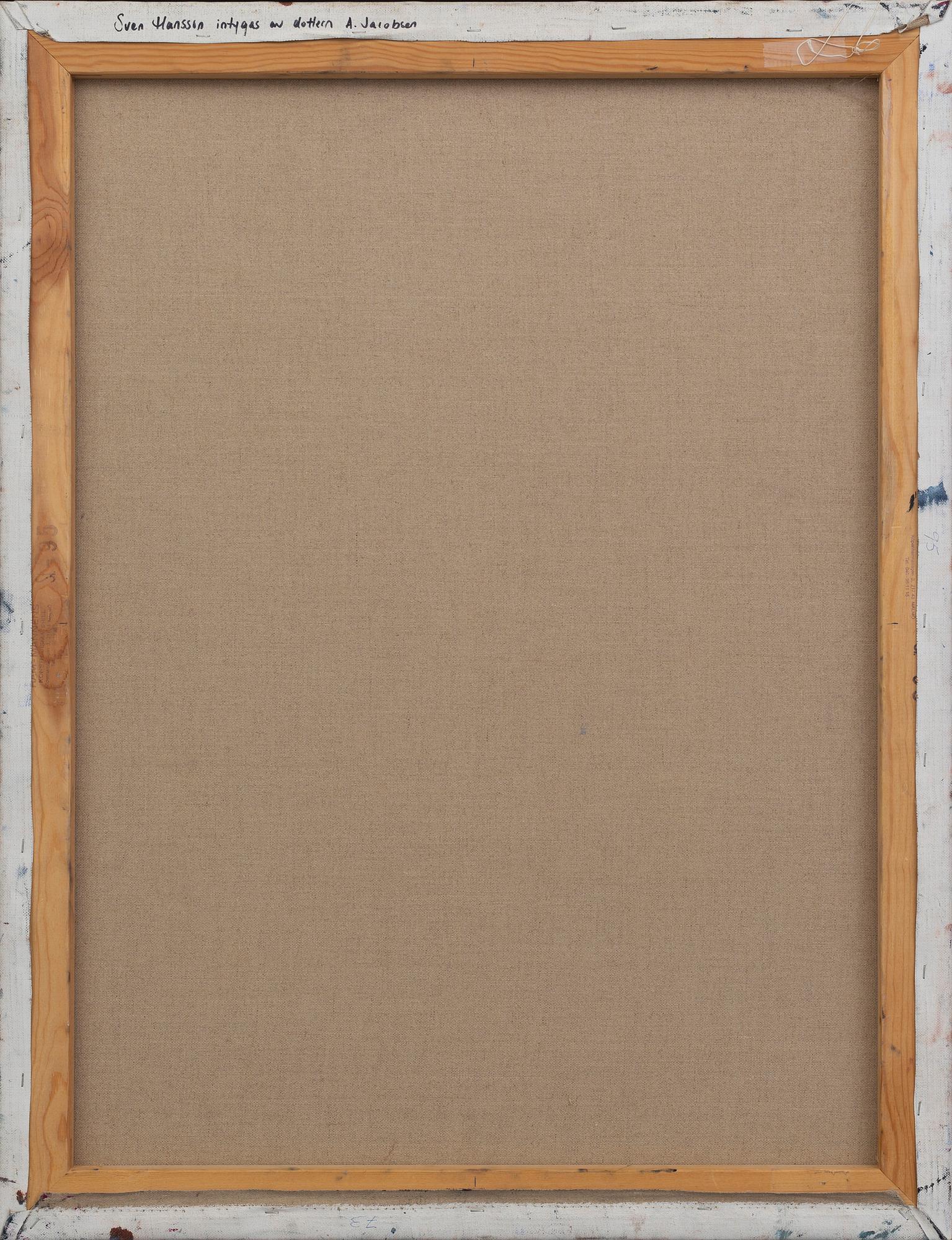 Sven Hansson, oil on canvas, unsigned.