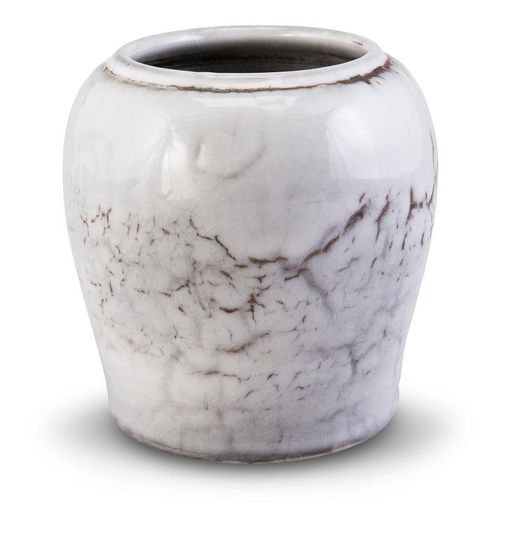 Toini Muona, A stoneware jar signed TM.