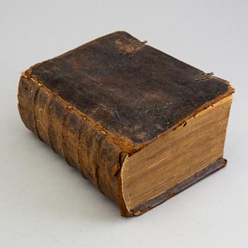 BOK, "Prof-öfwersättning by then Holy Scriptures", Stockholm (Johan Pfeiffer) 1774.