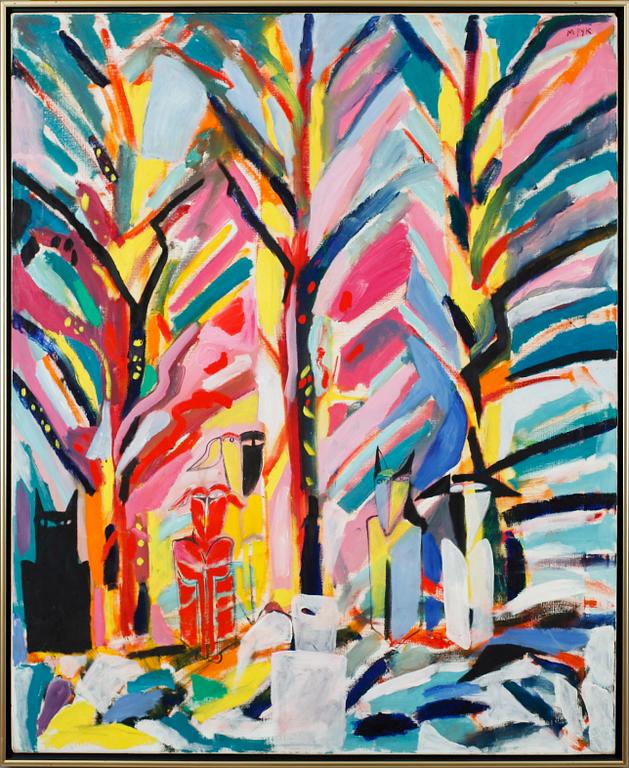 MADELEINE PYK, olja på duk, signerad.