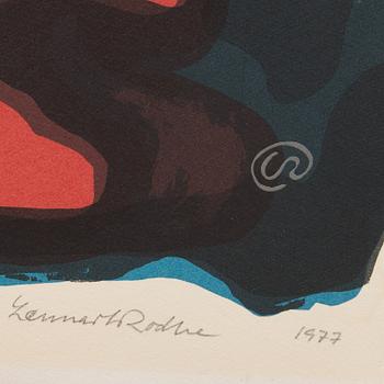 LENNART RODHE, färglitografi, signerad, numrerad 149/150 och daterad- 1977.