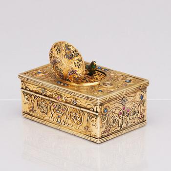 Music box. Possibly Switzerland, late 19th century.