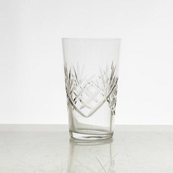 A 44-piece "Helga" glass service, Kosta, Sweden.