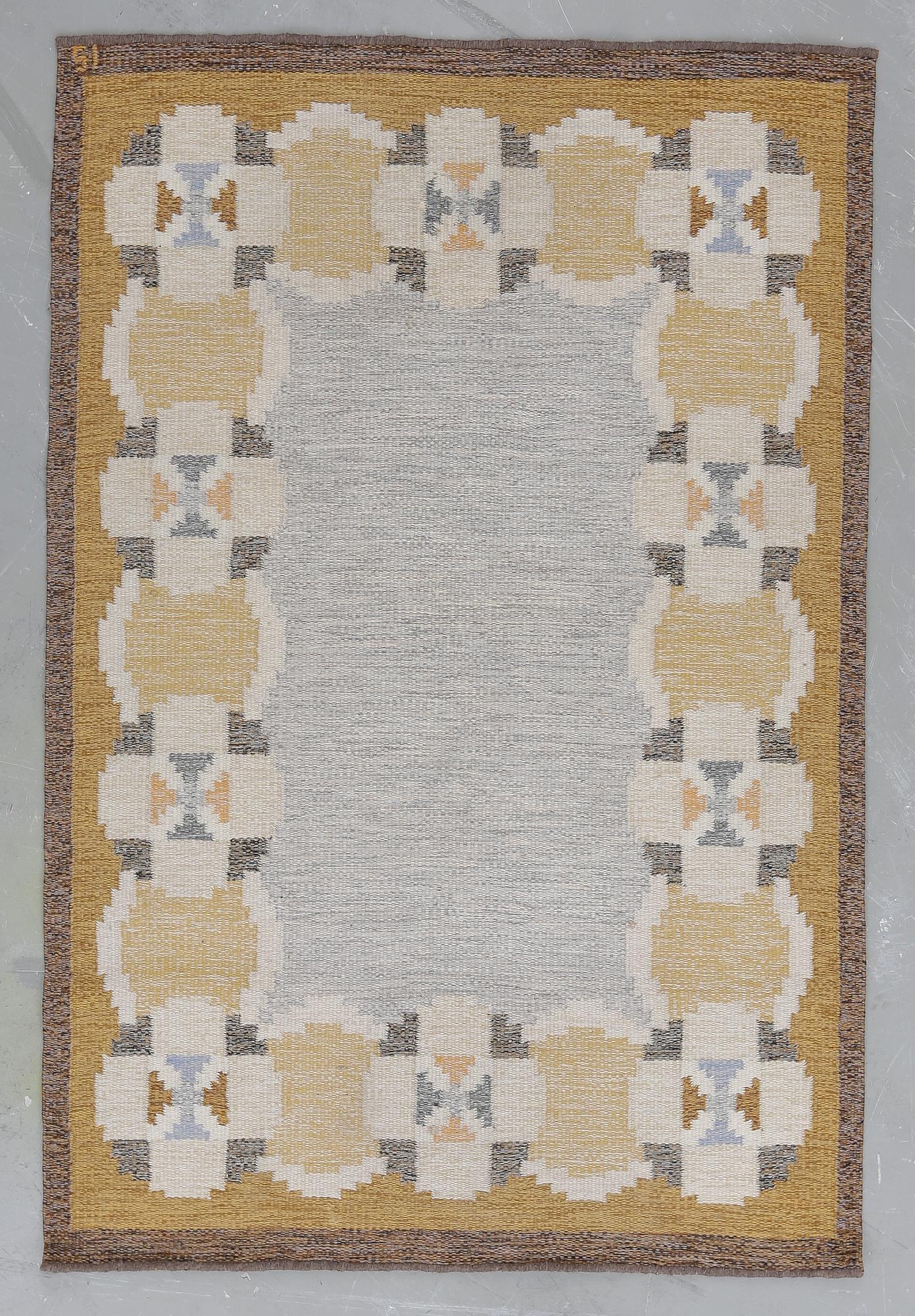 MATTA, rölakan, Ingegerd Silow. Ca 205 x 136 cm.