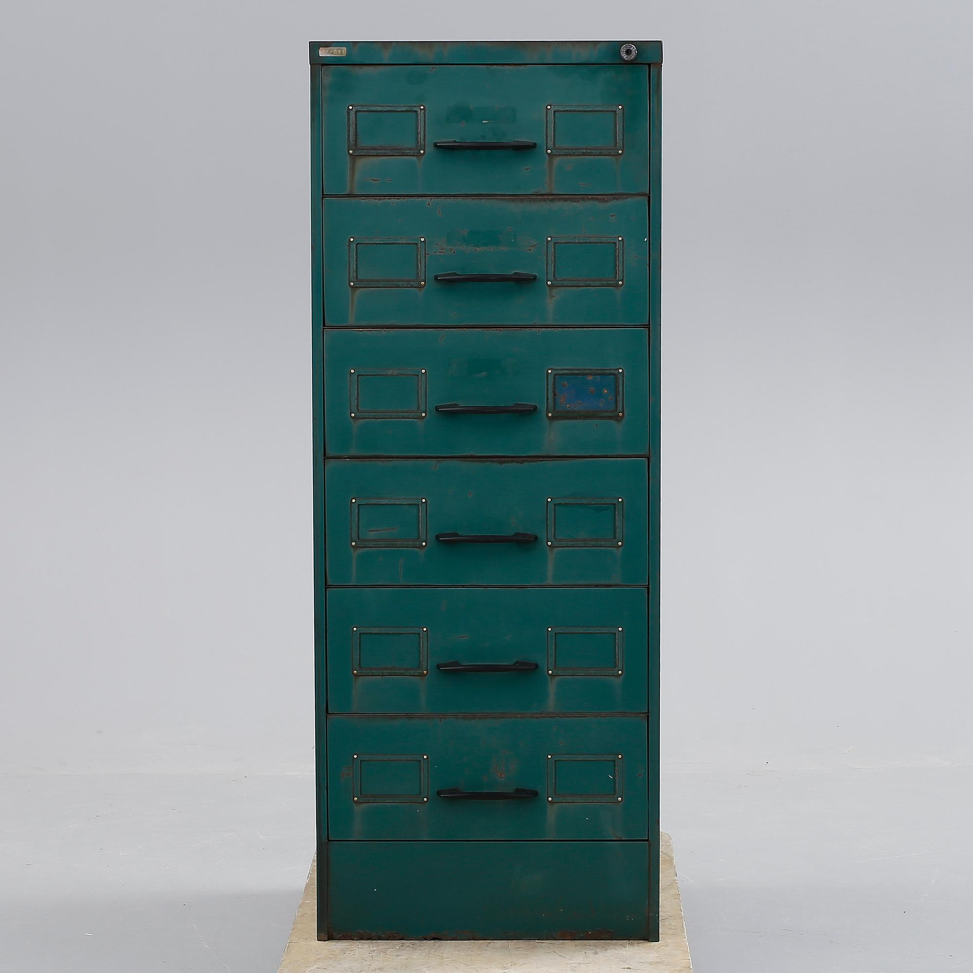 ARKIVSKÅP, Industri, 1900-talets andra hälft.