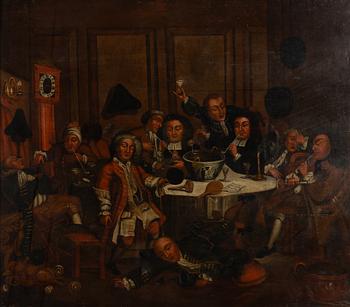 William Hogarth, efter, Partying company.