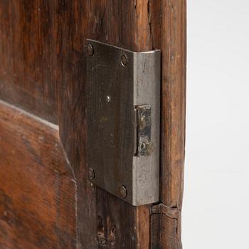 A pinewood cabinet, 18th Century.