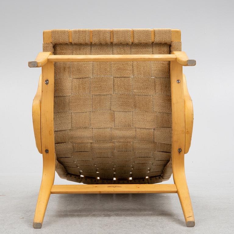 Bruno Mathsson, an 'Eva' armchair, Firma Karl Mathsson, Värnamo, 1962.