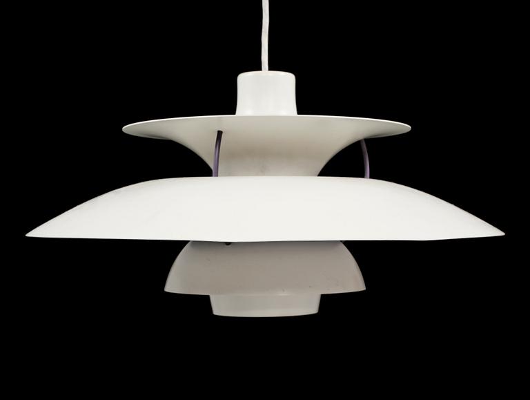 TAKLAMPA, "PH-lampa", Poul Henningsen, Fritz Hansen, 1900-talets fjärde kvartal. Höjd 25 cm.