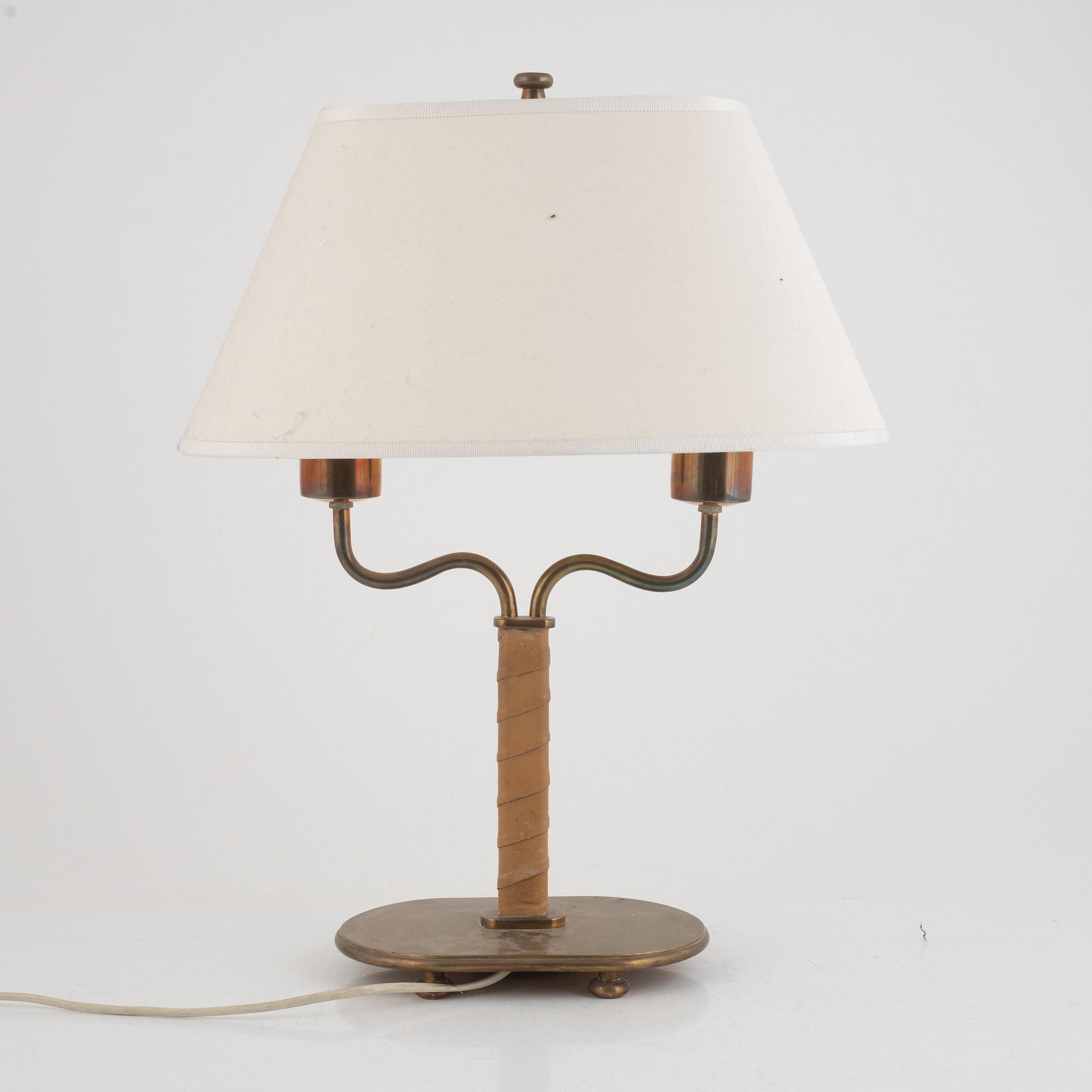 Josef Frank, a pair of table lamps, model "2388", Firma Svenskt Tenn.