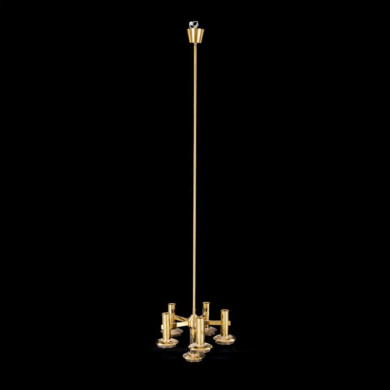 A ceiling lamp from Westal, possible Holger Johansson, second half of the 20th century.