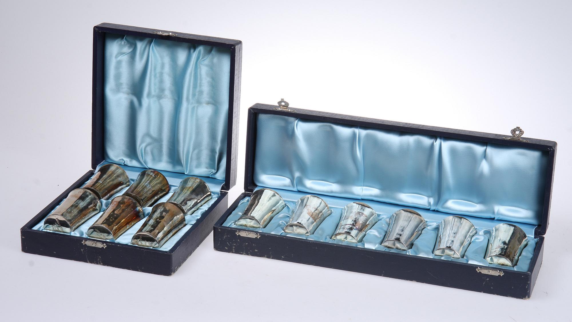 BÄGARE, 12 st, silver, MGAB, 1960. Tot. v . 900 g.