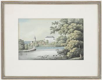 CARL GUSTAF ULFSPARRE AF BROXVIK, Akvareller/Gouacher, 5 st, en signerad CGU och daterad 1847.