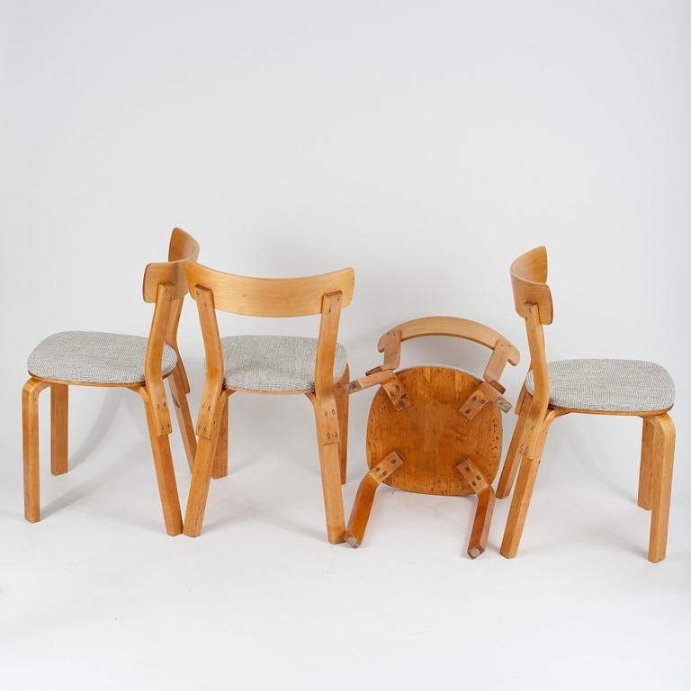 STOLAR, 4 st, Alvar Aalto, Artek 1900-talets mitt.