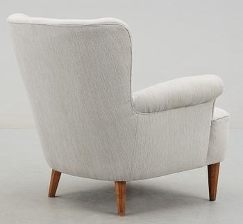 FÅTÖLJ, troligen Carl Malmsten, 1900-talets andra hälft.