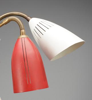 VÄGGLAMPOR, 2 st, 1950/60-tal.
