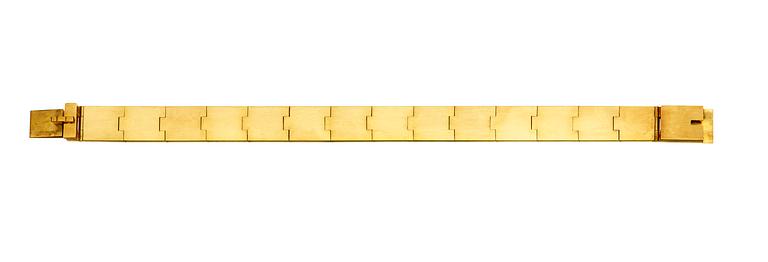 A Wiwen Nilsson 18k gold bracelet, Lund 1972.