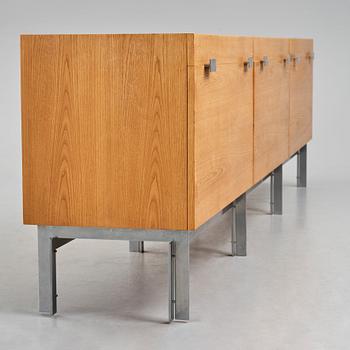 Preben Fabricius & Jørgen Kastholm, attributed to, a large sideboard, presumably executed by cabinetmaker Poul Bachmann, Denmark 1966–1970.