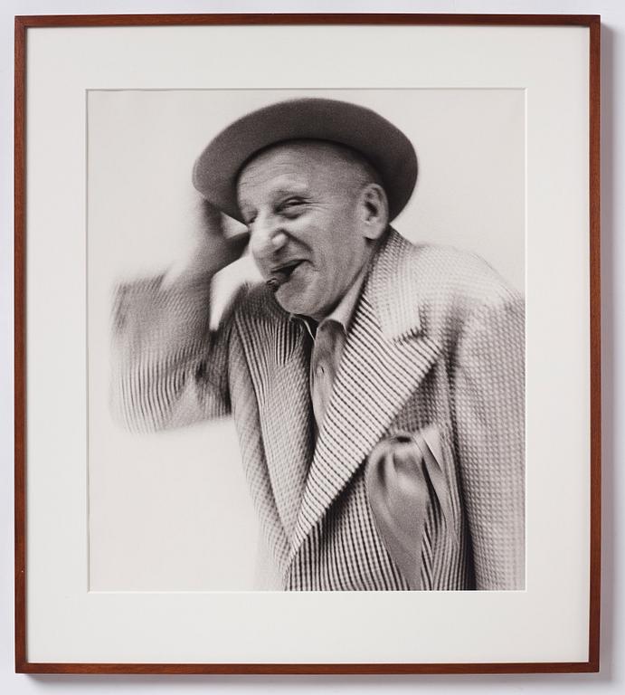 Richard Avedon, "Jimmy Durante", 1970.