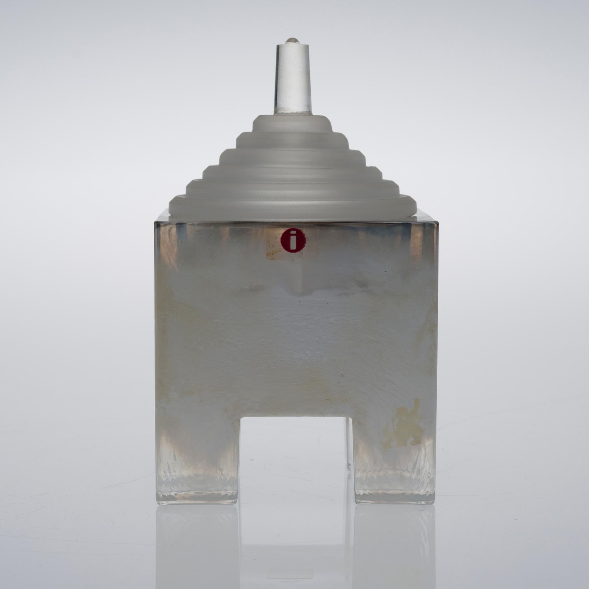 MARKKU SALO, SKRIN, glas, "Babylon", signerad M. Salo Nuutajärvi.