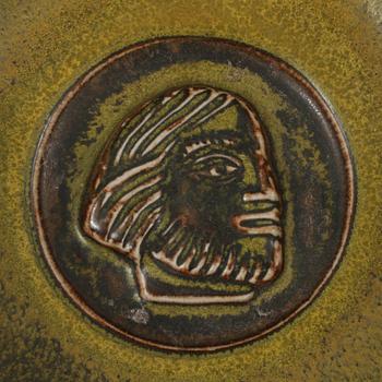 SKÅL, stengods, Jais Nielsen, Royal Copenhagen, 1900-tal.